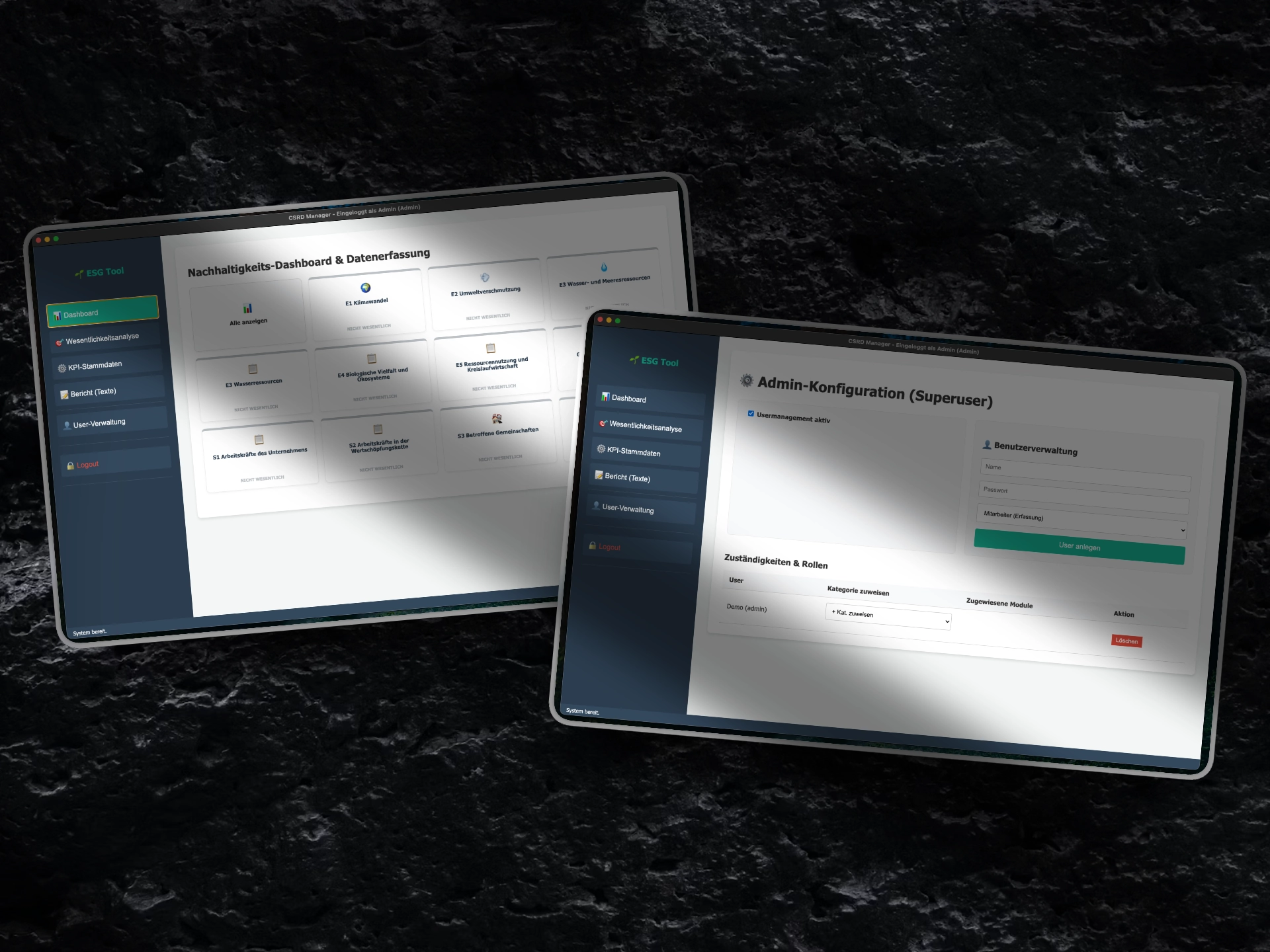 CSRD ESRS Manager KPI-Stammdatenverwaltung