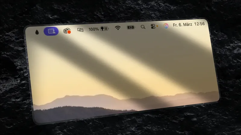 Doreen Obendorf HydrationFreeze MacOS App Einstellungen und Statistik